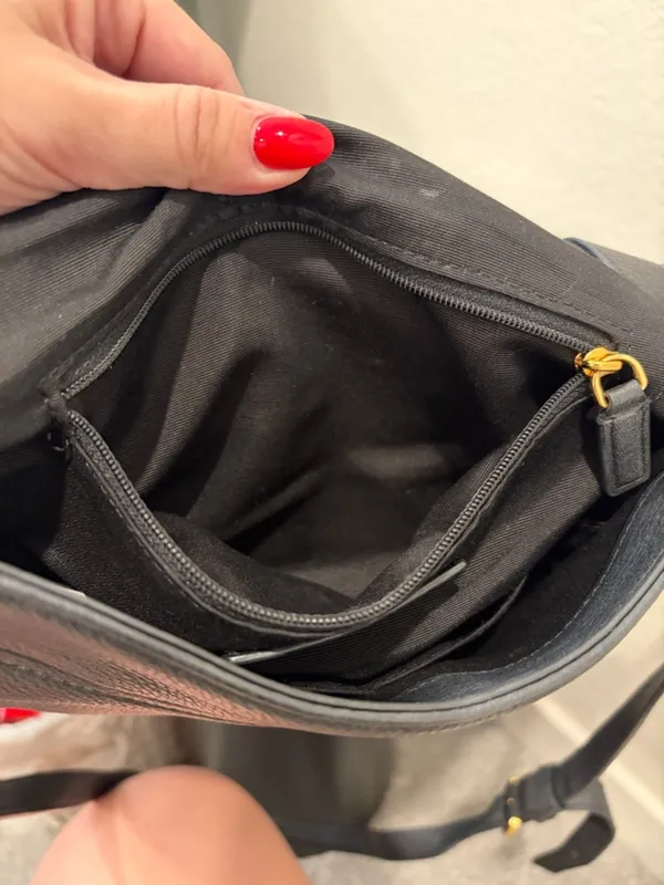 Marc Jacobs Empire City Mini Messenger Leather‎ Crossbody Bag, Black - Image 8