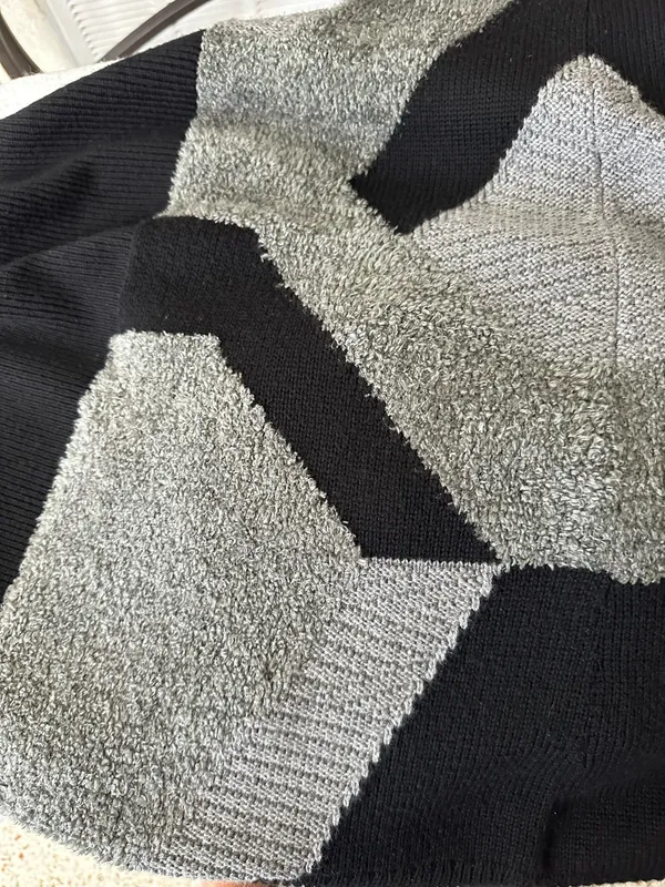 Laura Ashley Women’s Open Lon Cardigan Sweater Sz S Black /Grey - Image 12