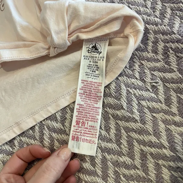 Walt Disney World Shirt Womens XS Pink 50th Anniversary Cinderella's Castle - Image 3