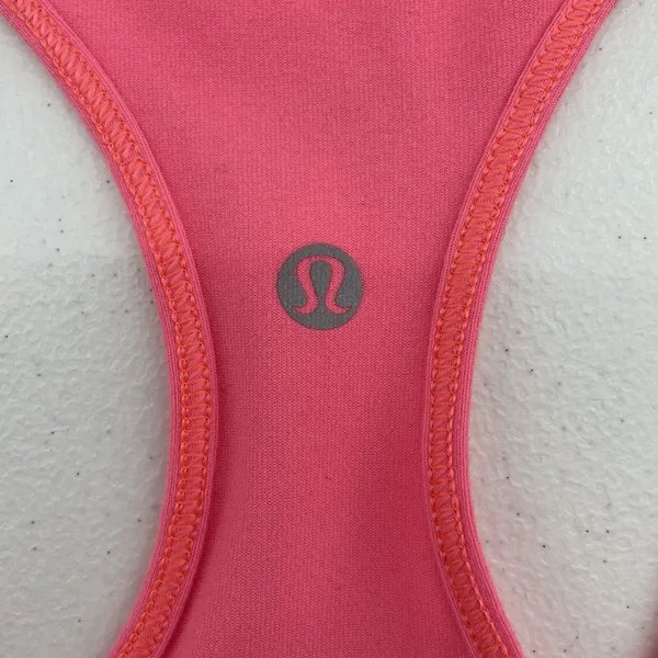 Lululemon‎ Size 2 Cool Racerback Tank Top Pink Flash Light Tone Reversible Luon - Image 7