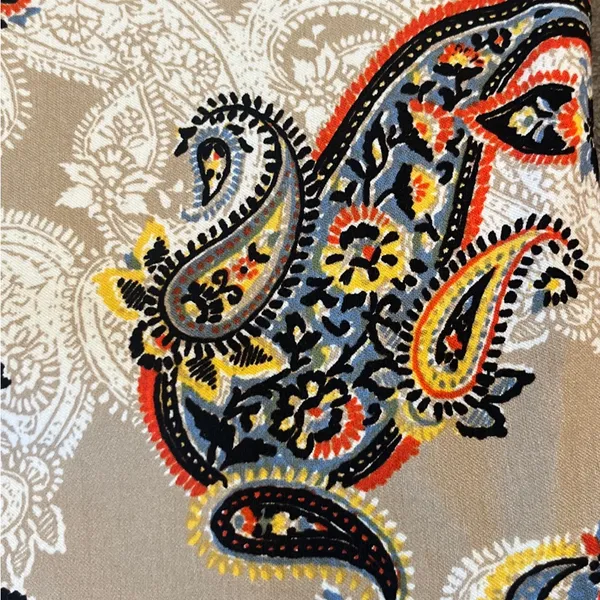 Melissa Paige Bohemian Paisley Mid Rise Stretch Pull On Pants Leggings - Image 6