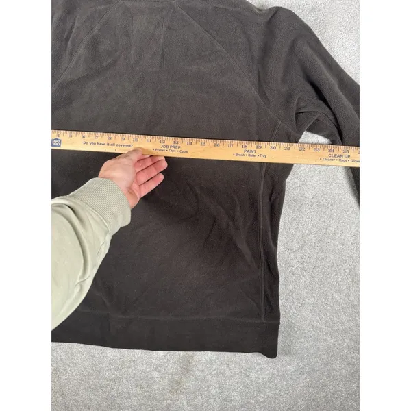 Life Is‎ Good Jacket Womens Large Brown 1/4 Zip Fleece Relaxed Fit Casual Cozy - Image 5