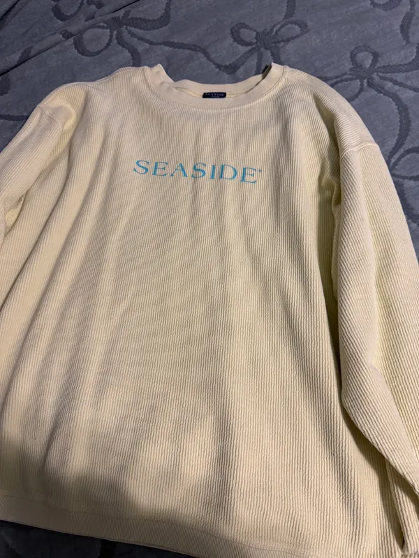 Seaside The Style Ribbed Yellow Crewneck - Image 4