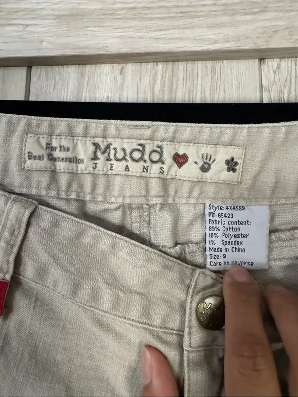 y2k mudd jeans capri - size 9 - Image 2