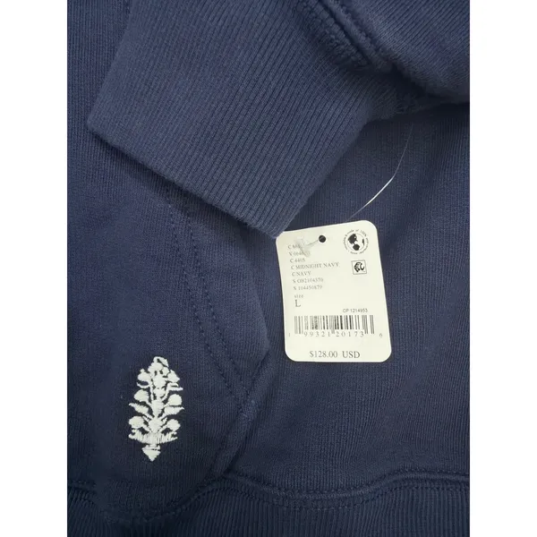 Free People Movement Women's A Cut Above Hoodie Navy Large NWT ($128 Retail) - Image 5