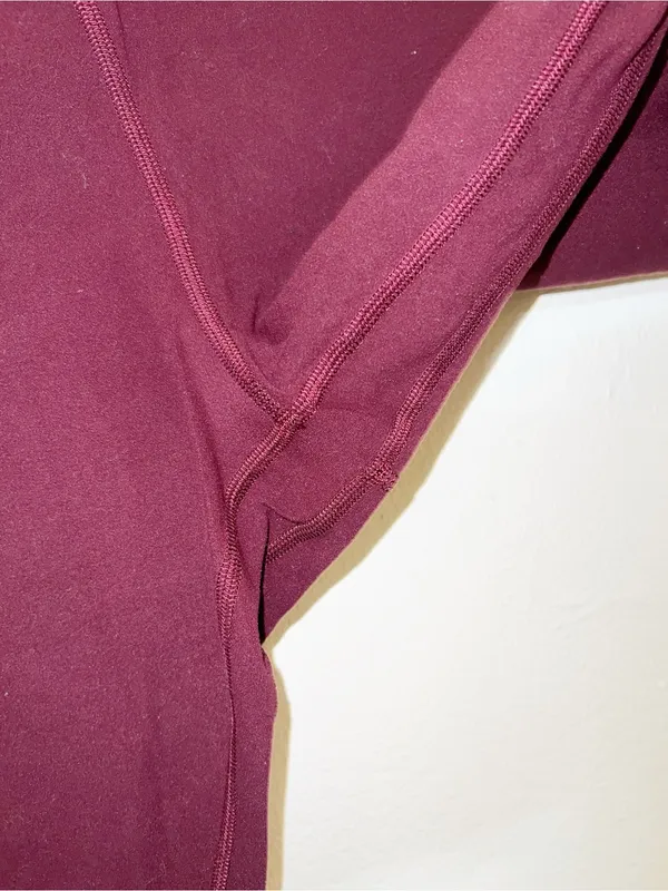 Lululemon Align Women’s High-Waist Burgundy 21” Crop Leggings - Image 4
