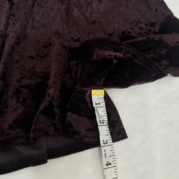 American Eagle Romper Small Velvet Y2k 90's Festival Gothic Punk Rock Whimsigoth - Image 16