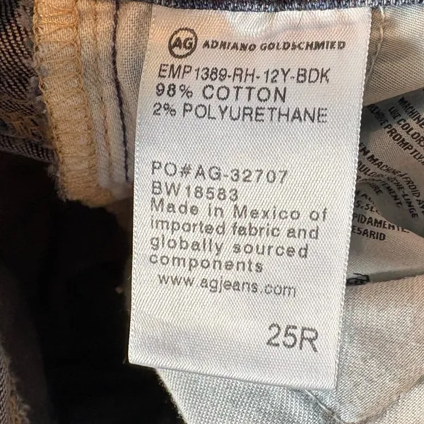 AG Adriano Goldschmeid Super Skinny Ankle Jeans Size‎ 25 - Image 6