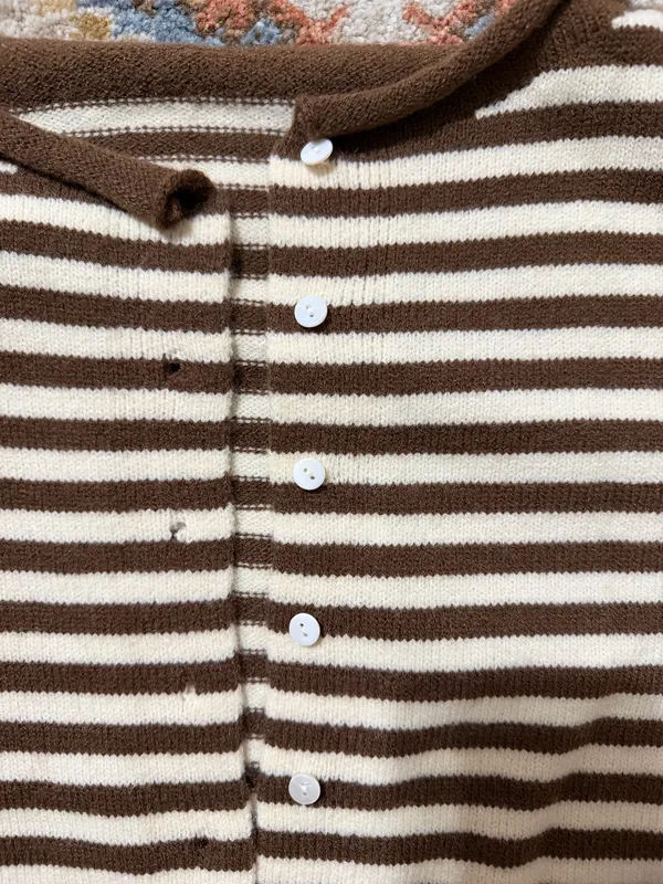 striped cardigan - Image 2