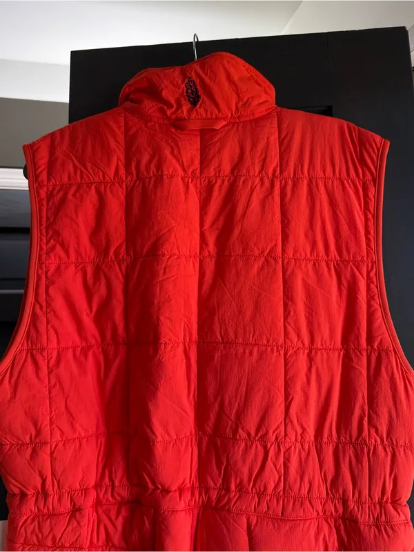 NWT FP Movement Pippa Packable Puffer Suit, Size Small, Orange Quilted Winter - Image 10
