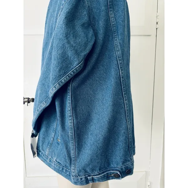 Vintage Delta Blues Jeans wear Denim Jacket Coat - Women's Size 1X‎ NWT 90s - Image 4