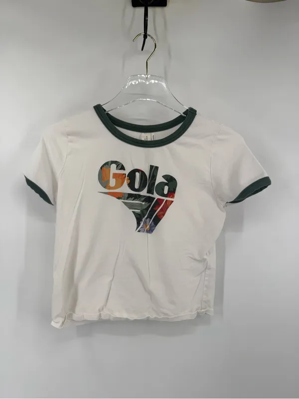 Gola x Anthropologie Cotton Ringer Graphic Tee size small - Image 2