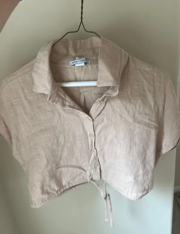 Matching Two Piece Set Tan Size M - Image 3