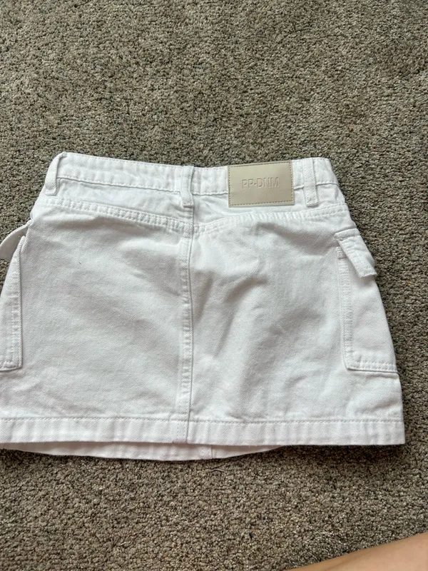 white princess polly cargo skirt - Image 2