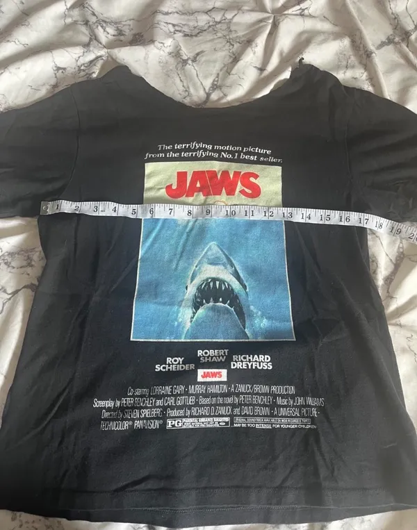 vintage Jaws movie poster tee - Image 6