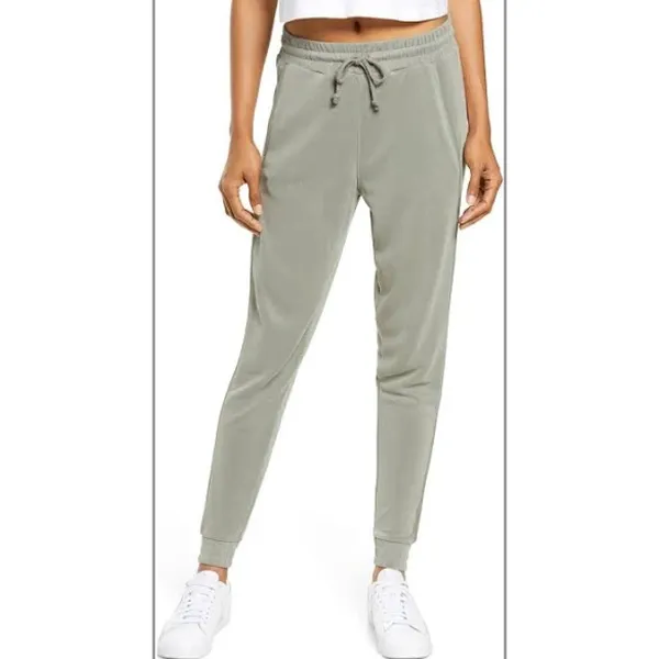 Free People Back Into It Sweatpant‎ Joggers Women Medium Green Stretch Casual - Image 3