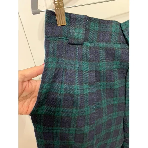 Vintage BRIGGS‎ New York Women's Plaid Bermuda Shorts Size 12 - Image 2