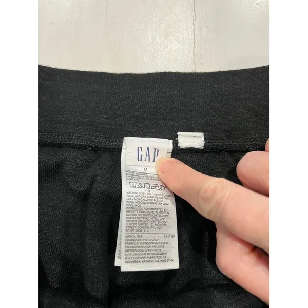 GAP Black A-Line Skirt Classic Knee Length Office Wear‎ Versatile - Image 2