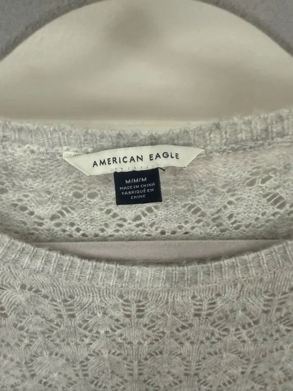 American Eagle sweater lace body suit - Image 3