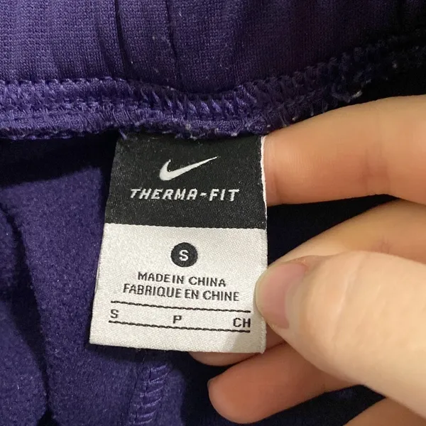 Nike Therma-fit outdoor athletic cinch hem elastic waist tuxedo sweatpants sz S - Image 14