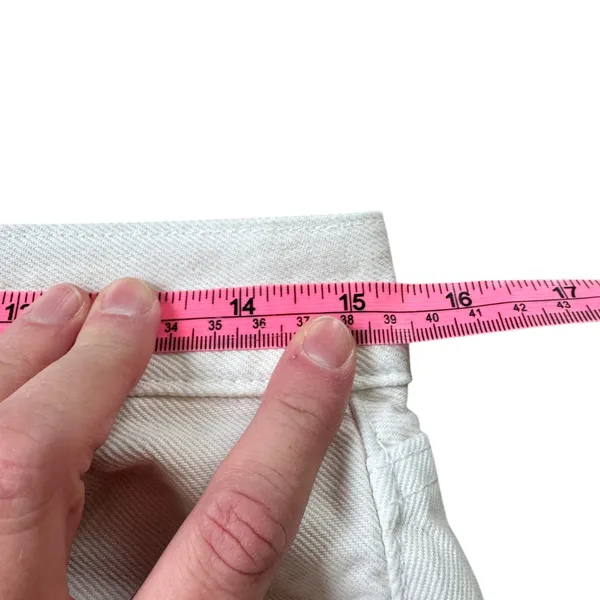 Re/Done Easy Straight Crop Jean Vintage White - Image 10