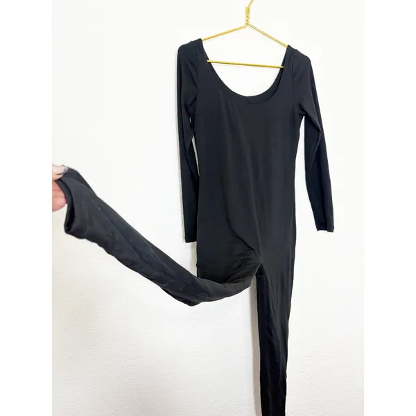 Bumpsuit The Celine Jumpsuit Black Size Medium Long Sleeve Unitard Maternity - Image 9