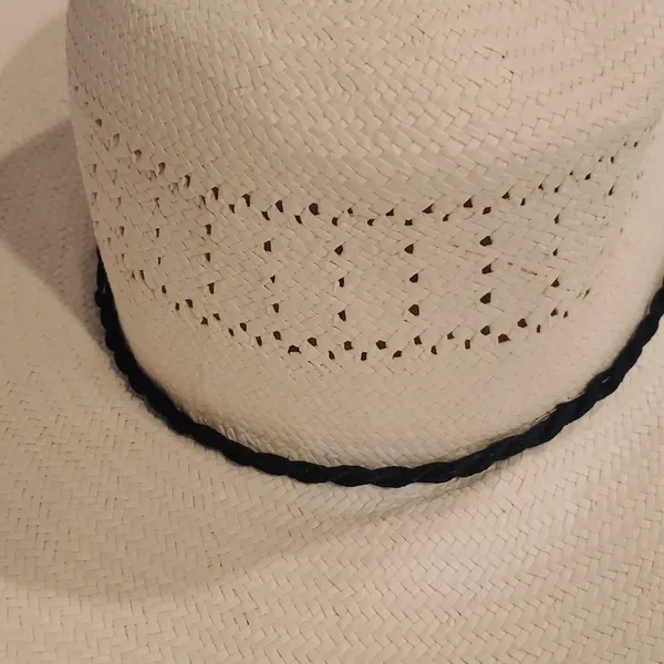 Women’s Cappelli Straw Hat Black - Image 2