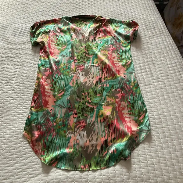 Victoria’s Secret Colorful Multi Color PJ Pajama Sleep Shirt Gown Sz M Medium - Image 10