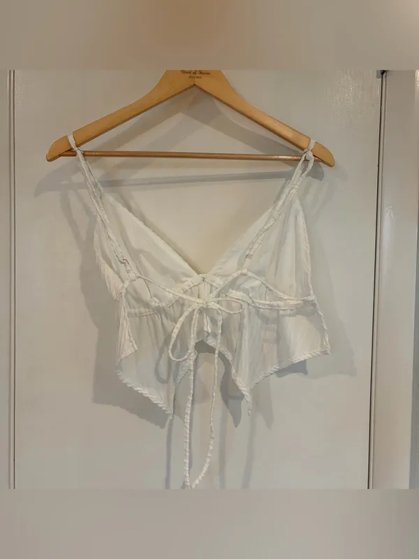 Princess Polly After Party White Skirt Set. Size: 10. - Image 5