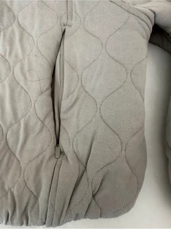 lululemon athletica Light Gray Quilted Zip Jacket - Image 7