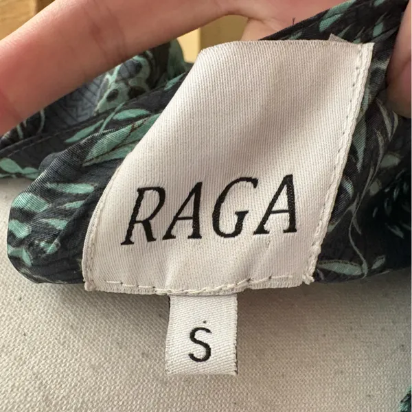 RAGA Stefna Maxi Dress‎ Green Size Small Printed Boho - Image 6