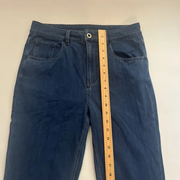 Halara Medium Petite Medium Wash Bootcut Stretch Jeans With Zipper Fly - Image 5