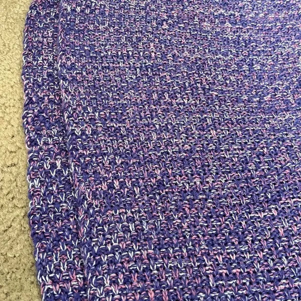 Mermaid Snuggle Blanket Purple pink white Adult Size Tail Knit Sleeping Bag - Image 12
