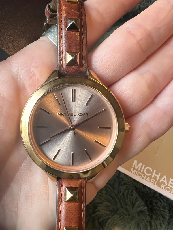 Michael Kors Brown Wrap Watch - Image 2
