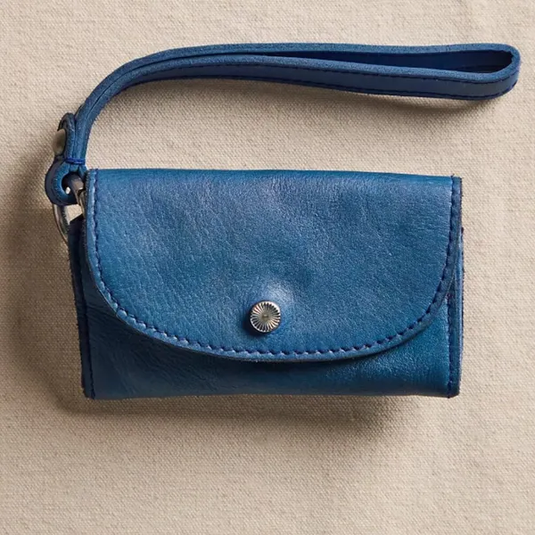 NWT Free People Leather Bag Lanyard in Lapis - Image 3