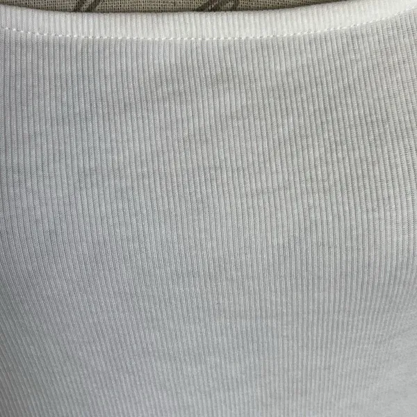 A New Day Womens White Tank Top Large Ribbed Sleeveless Minimalist Fall Winter - Image 7