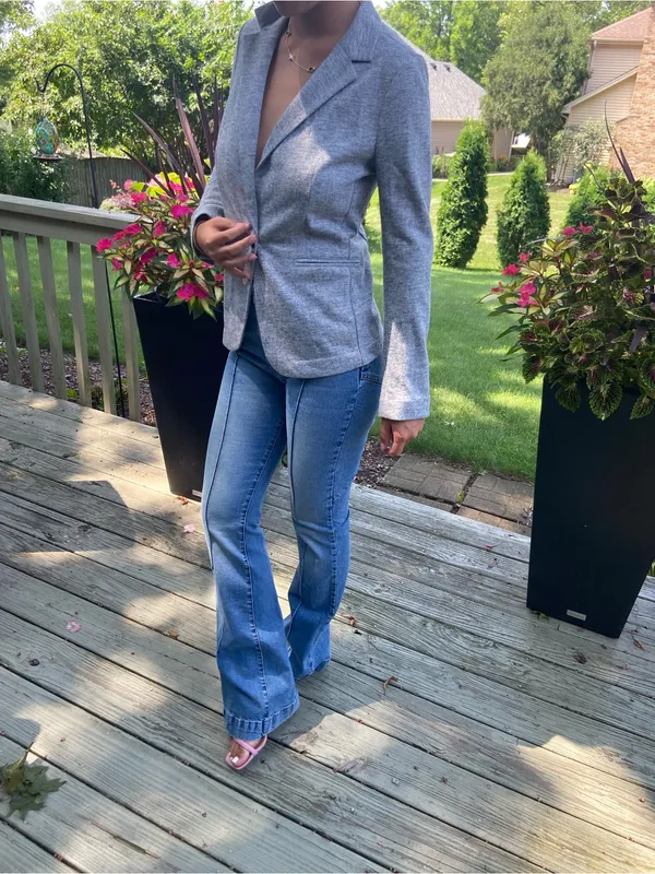 REVICE Modern Seamed Flare Jeans 🔥 - Image 5