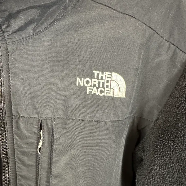 Women’s Small Black Denali Jacket Coat Pit Vents Chest Pocket - Image 6