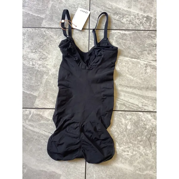 Quince Black Seamless Sculpting Bodysuit Shapewear Womens Size Small NWT - Image 4