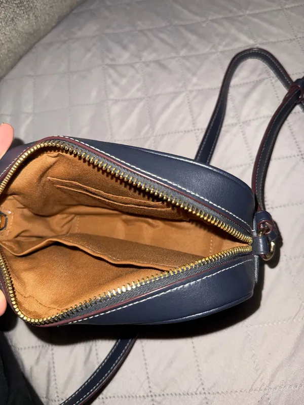 Coach Mini Jamie Camera Bag in Navy Blue - Image 7