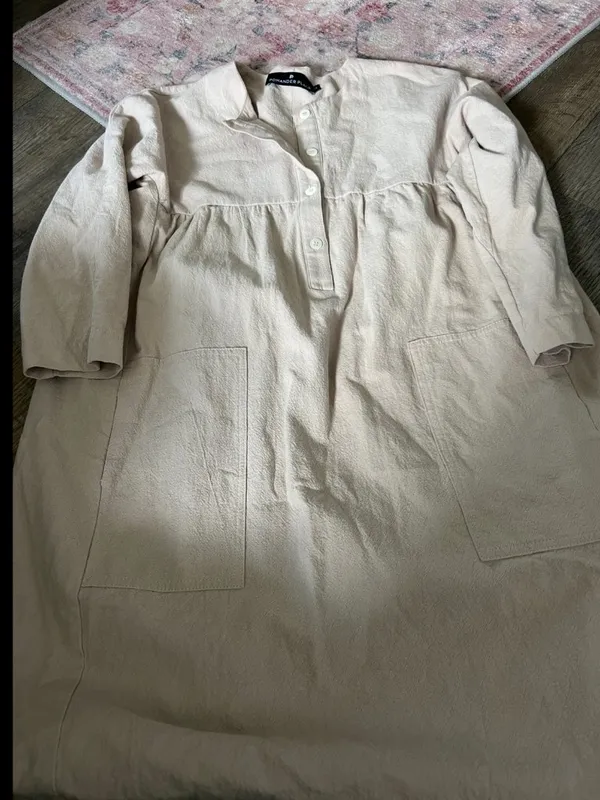 Pomander Place by Tuckernuck Fallon Babydoll Shirt Dress‎ sz XS - Image 8