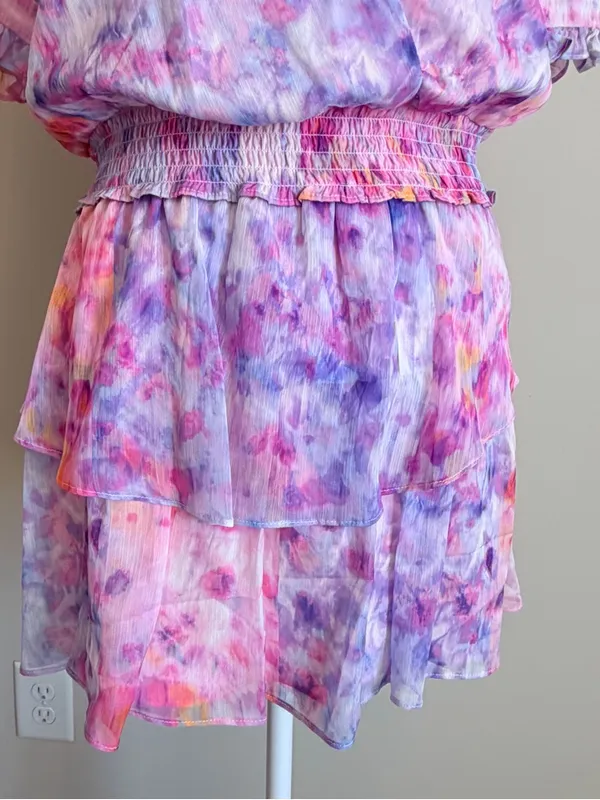 Amanda Uprichard NYC Adriel mini Dress in Cotton Candy size large NWT - Image 9