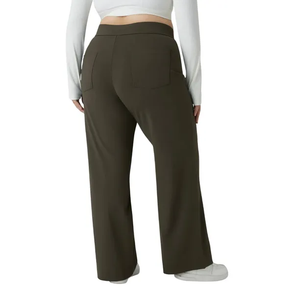 NWT Halara High Waist Button Straight‎ Leg Casual Pants Medium - Image 11