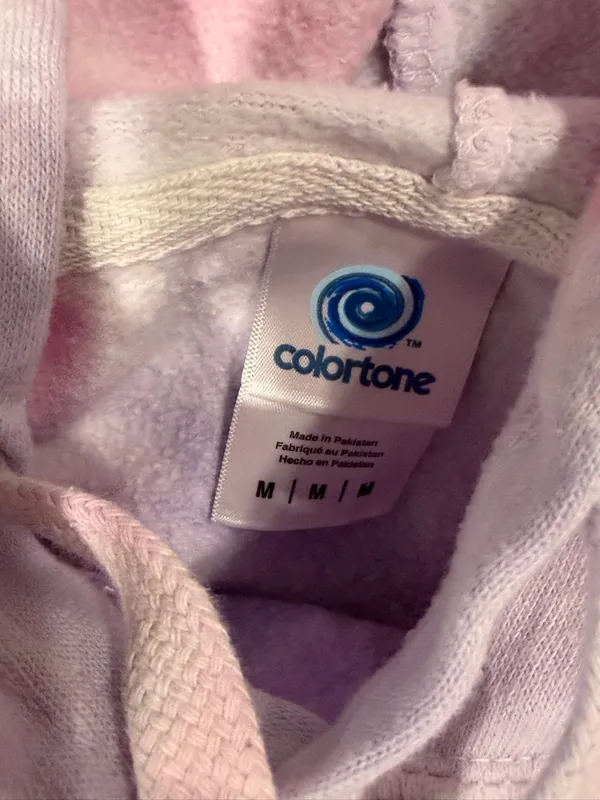Colortone Cropped Tye Dye Medium Seagull Wawa Women’s Hoodie Wawa - Image 4
