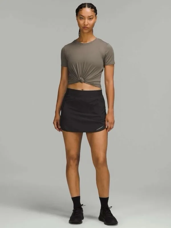 NEW Lululemon Hotty Hot High-Rise Skirt Black - Image 5