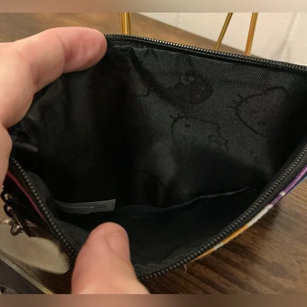 Sanrio Vintage 2007 Zip Hello Kitty Nylon Pencil Pouch Organizational Small Bag - Image 4