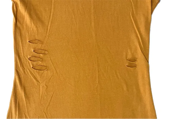 🧡 Derek Heart Golden Orange Bodycon Dress - Image 4