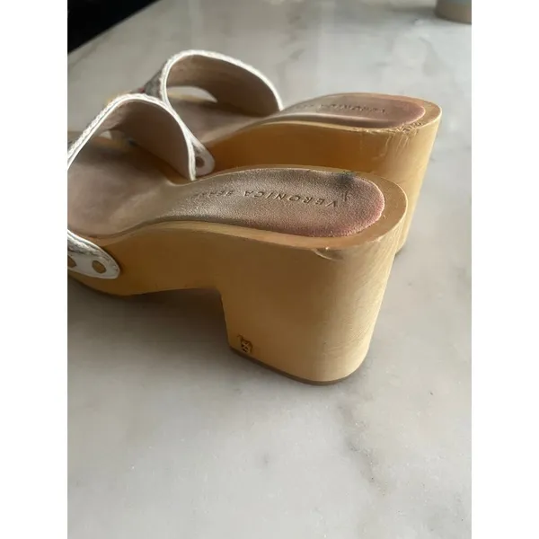 VERONICA BEARD Hannalee Woven Clog Mules - Image 6