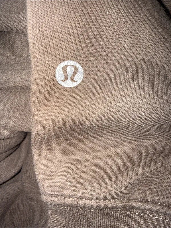 Lululemon Neutral Brown Drawstring fleece Sweatpants jogger size 4! - Image 5