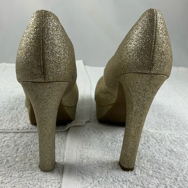 Mossimo 9.5 Glitter round toe diva heels - Image 5